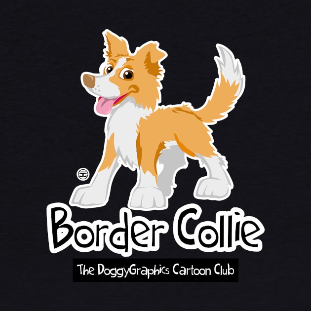 CartoonClub Border Collie - Red by DoggyGraphics